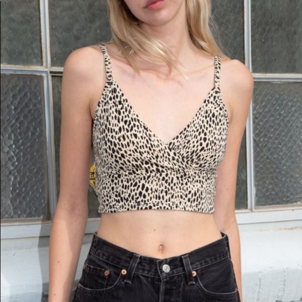 Brandy Melville cheetah Amara tank